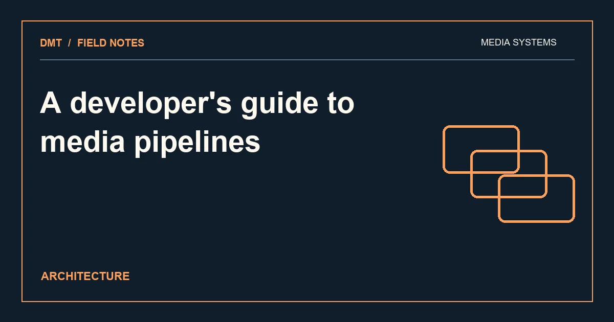 Abstract media systems diagram for A developer’s guide to media pipelines