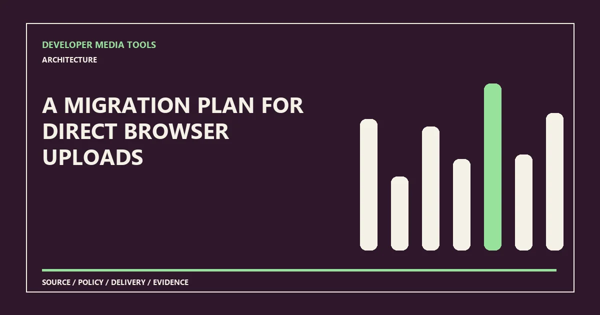 A migration plan for direct browser uploads