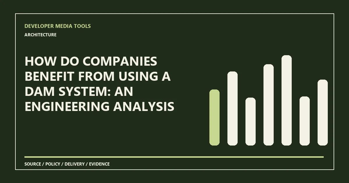How do companies benefit from using a DAM system: an engineering analysis