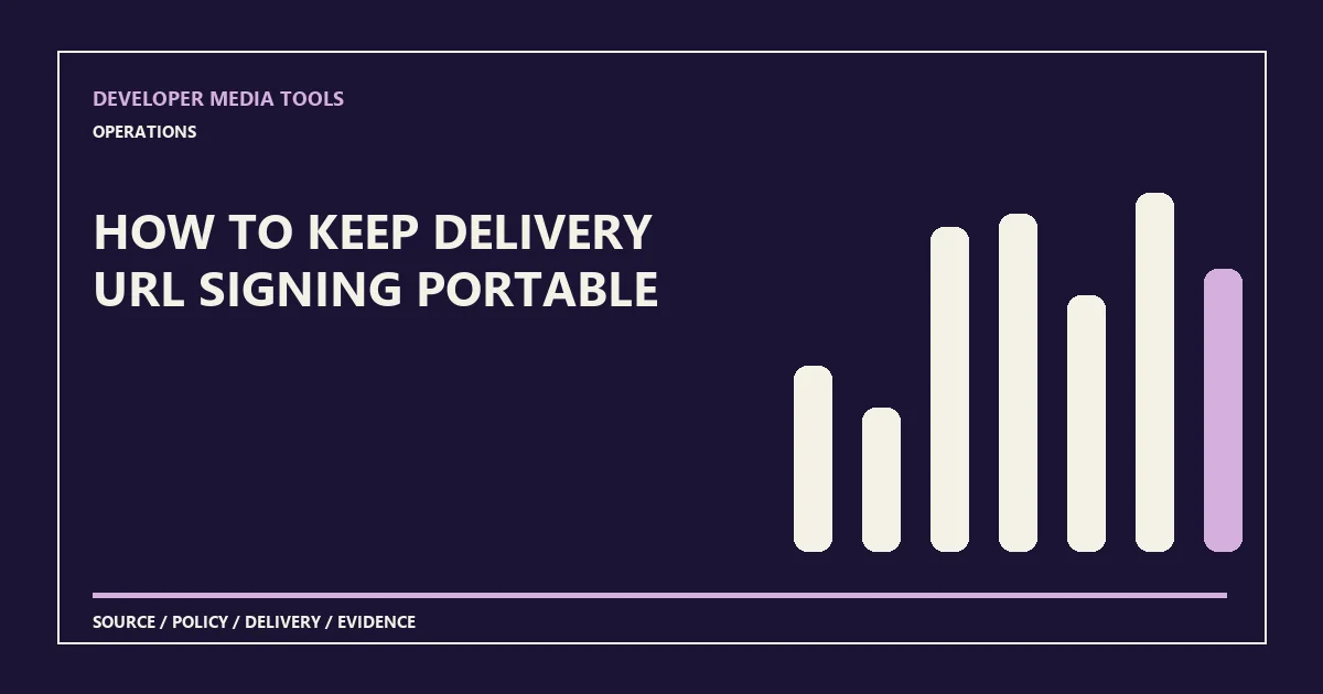 How to keep delivery URL signing portable