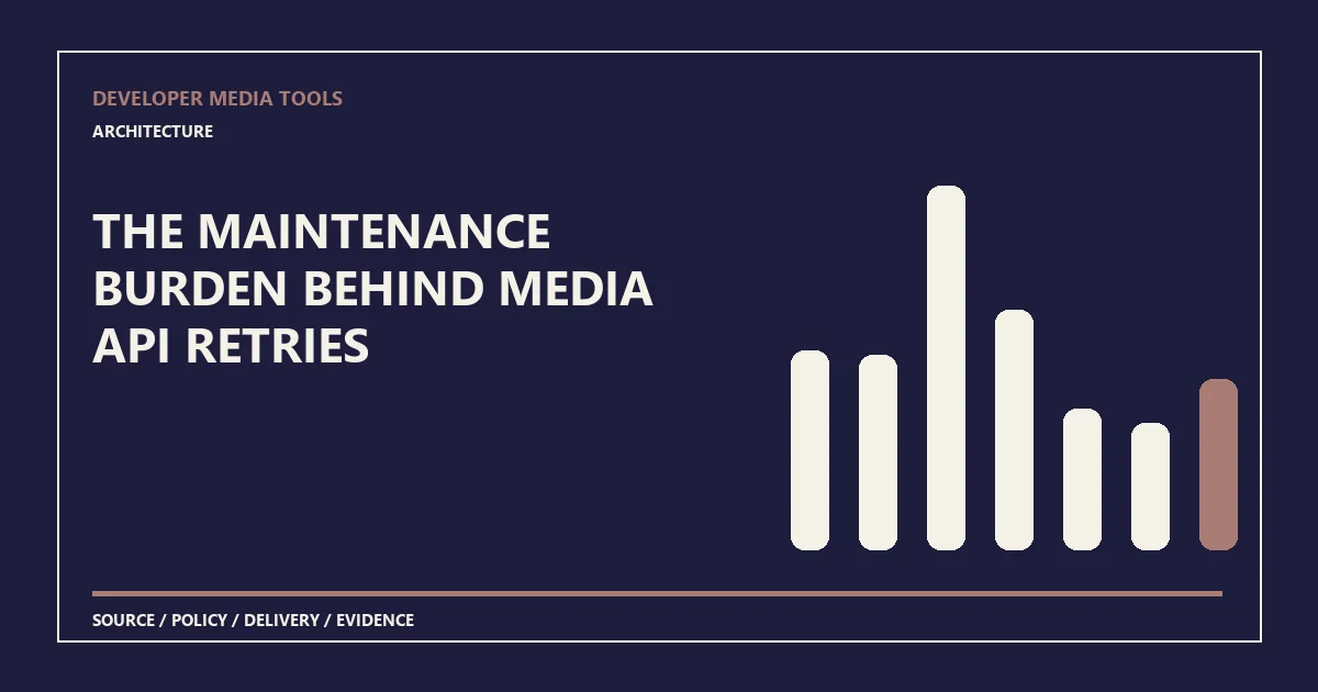 The maintenance burden behind media API retries