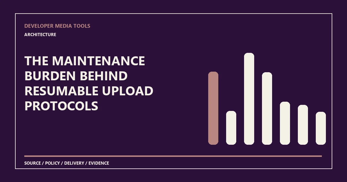 The maintenance burden behind resumable upload protocols