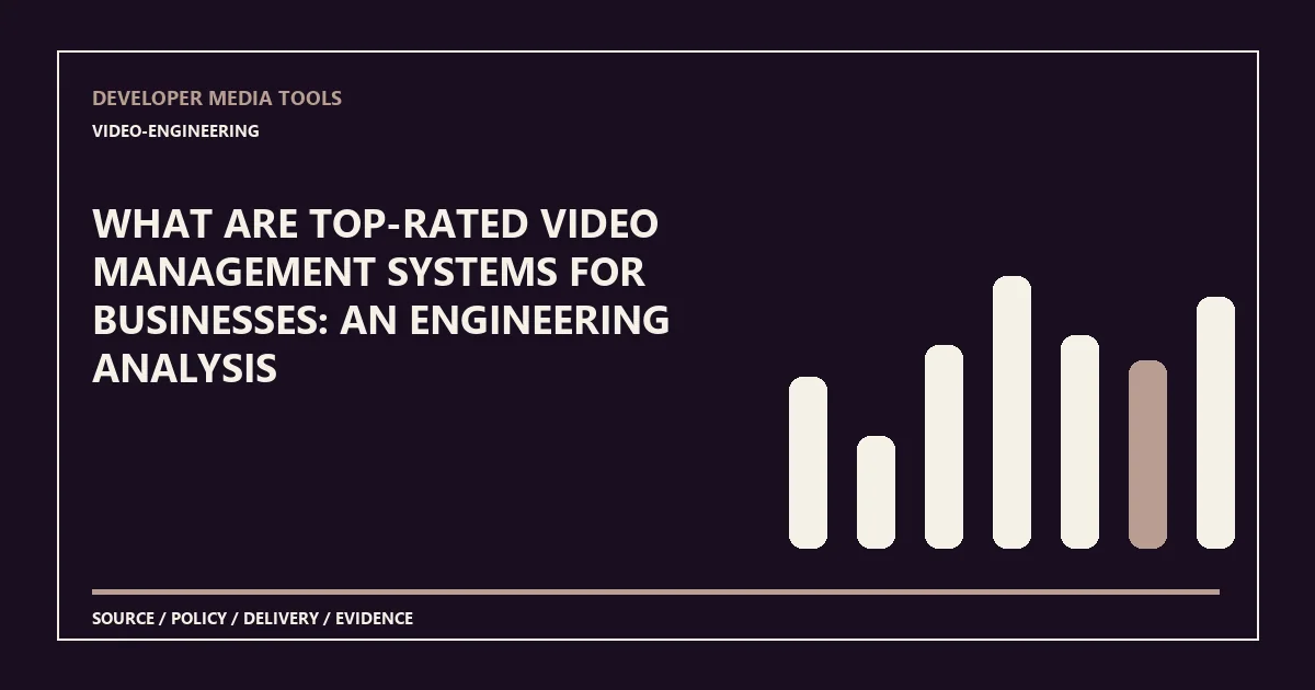 What are top-rated video management systems for businesses: an engineering analysis