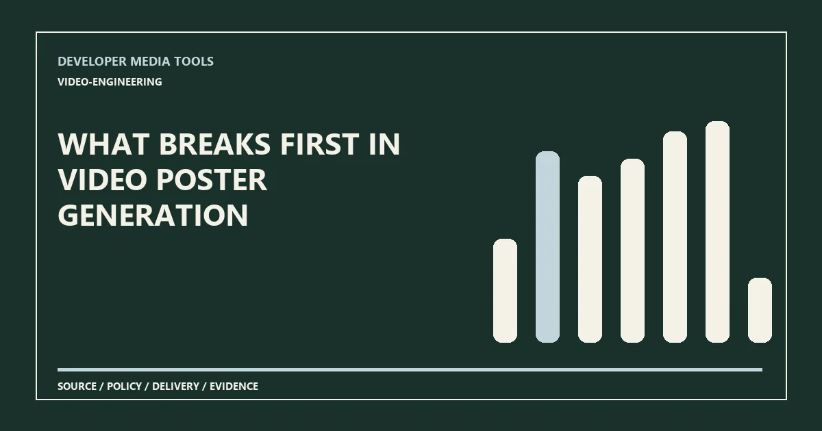 What breaks first in video poster generation